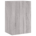 Mueble TV de pared madera ingeniería gris Sonoma 40,5x30x60 cm