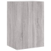 Muebles de TV de pared 2 uds madera gris Sonoma 40,5x30x60 cm