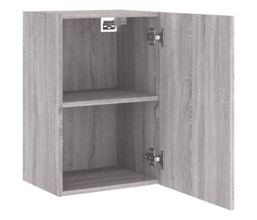 Muebles de TV de pared 2 uds madera gris Sonoma 40,5x30x60 cm