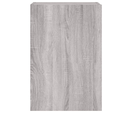 Muebles de TV de pared 2 uds madera gris Sonoma 40,5x30x60 cm