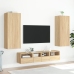 Mueble TV de pared madera ingeniería roble Sonoma 40,5x30x102cm