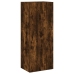 Mueble de TV de pared madera roble ahumado 40,5x30x102 cm