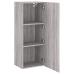 vidaXL Mueble TV de pared madera ingeniería gris Sonoma 40,5x30x102 cm