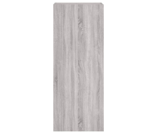 vidaXL Mueble TV de pared madera ingeniería gris Sonoma 40,5x30x102 cm