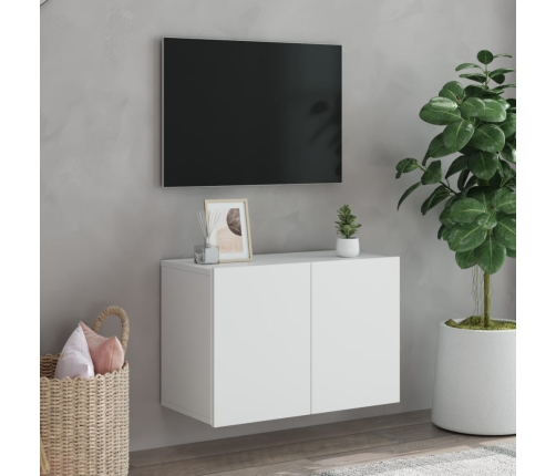 Mueble para TV de pared blanco 60x30x41 cm