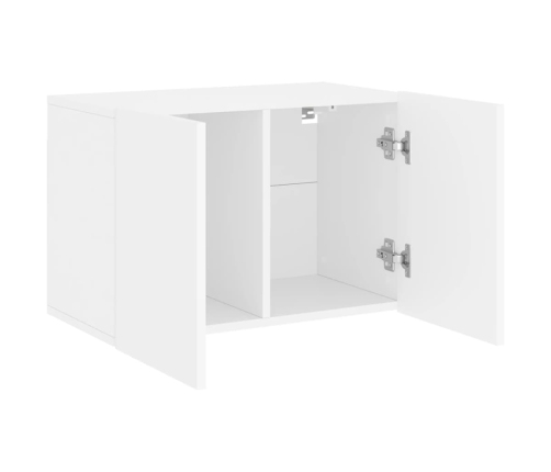 Mueble para TV de pared blanco 60x30x41 cm