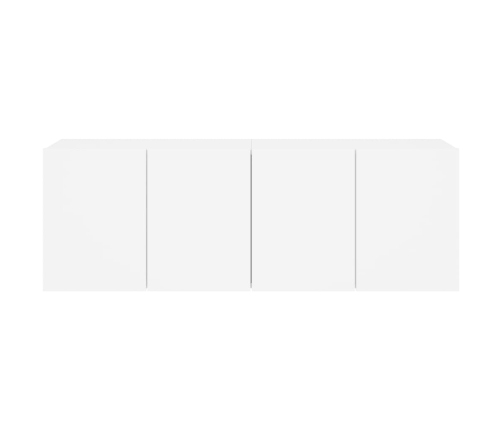 Muebles para TV de pared 2 unidades blanco 60x30x41 cm