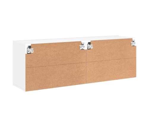 Muebles para TV de pared 2 unidades blanco 60x30x41 cm