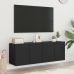 Muebles para TV de pared 2 unidades negro 60x30x41 cm