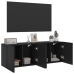 Muebles para TV de pared 2 unidades negro 60x30x41 cm