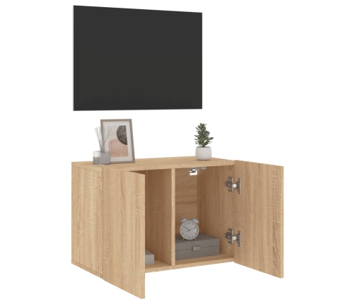 Mueble para TV de pared roble Sonoma 60x30x41 cm