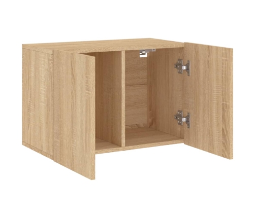 Mueble para TV de pared roble Sonoma 60x30x41 cm