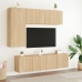 Mueble para TV de pared roble Sonoma 60x30x41 cm