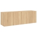 Muebles para TV de pared 2 unidades roble Sonoma 60x30x41 cm