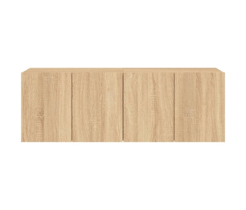 Muebles para TV de pared 2 unidades roble Sonoma 60x30x41 cm