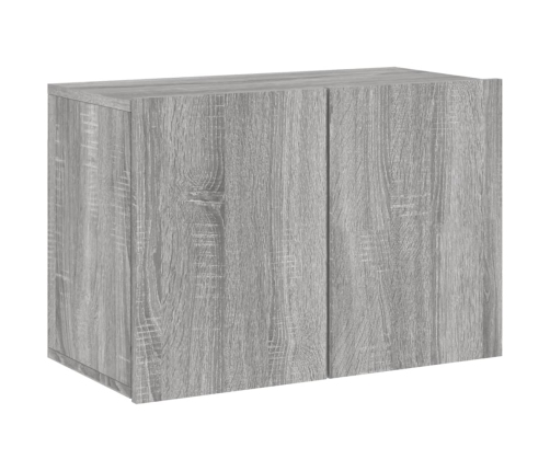 vidaXL Mueble para TV de pared gris Sonoma 60x30x41 cm