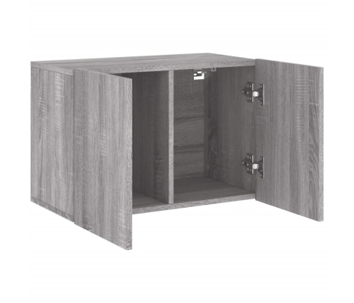 vidaXL Mueble para TV de pared gris Sonoma 60x30x41 cm