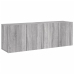 Muebles para TV de pared 2 unidades gris Sonoma 60x30x41 cm