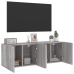 Muebles para TV de pared 2 unidades gris Sonoma 60x30x41 cm