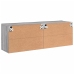 Muebles para TV de pared 2 unidades gris Sonoma 60x30x41 cm