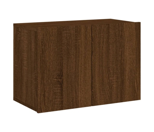 Mueble para TV de pared roble marrón 60x30x41 cm