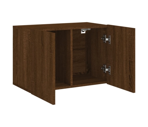 Mueble para TV de pared roble marrón 60x30x41 cm