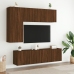 Mueble para TV de pared roble marrón 60x30x41 cm