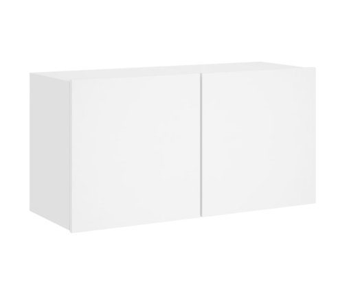 Mueble para TV de pared blanco 80x30x41 cm