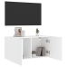 Mueble para TV de pared blanco 80x30x41 cm