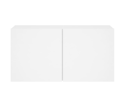 Mueble para TV de pared blanco 80x30x41 cm