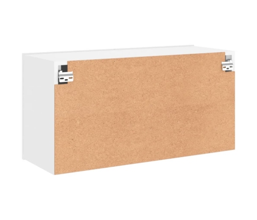 Mueble para TV de pared blanco 80x30x41 cm