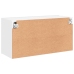 Mueble para TV de pared blanco 80x30x41 cm