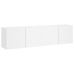 Muebles para TV de pared 2 unidades blanco 80x30x41 cm