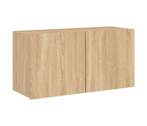 Mueble para TV de pared roble Sonoma 80x30x41 cm