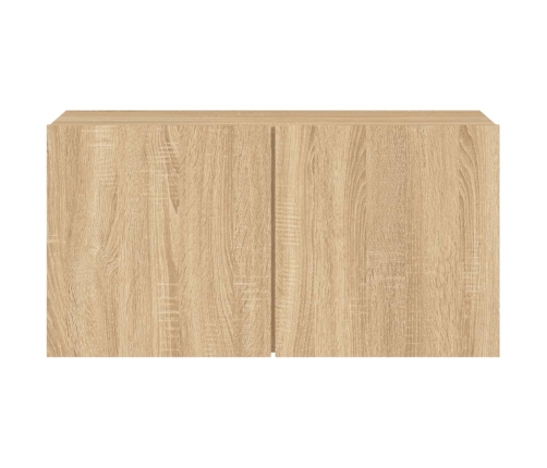 Mueble para TV de pared roble Sonoma 80x30x41 cm