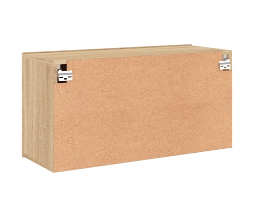 Mueble para TV de pared roble Sonoma 80x30x41 cm