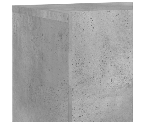 Mueble para TV de pared gris hormigón 80x30x41 cm