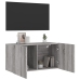 Mueble para TV de pared gris Sonoma 80x30x41 cm