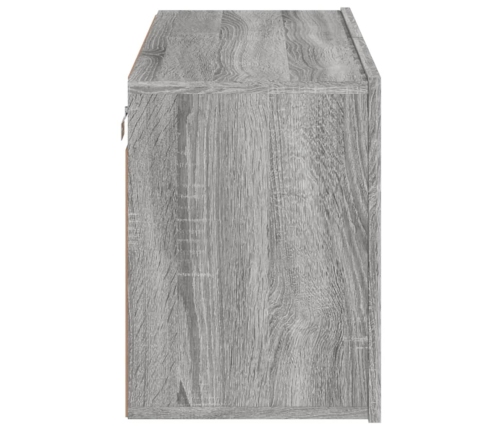 Mueble para TV de pared gris Sonoma 80x30x41 cm