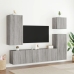 Mueble para TV de pared gris Sonoma 80x30x41 cm