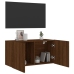 Mueble para TV de pared roble marrón 80x30x41 cm