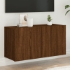 Mueble para TV de pared roble marrón 80x30x41 cm