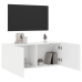 Mueble para TV de pared blanco 100x30x41 cm