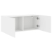 Mueble para TV de pared blanco 100x30x41 cm