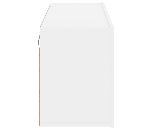 Mueble para TV de pared blanco 100x30x41 cm