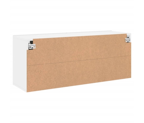 Mueble para TV de pared blanco 100x30x41 cm