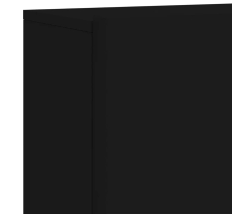 Mueble para TV de pared negro 100x30x41 cm