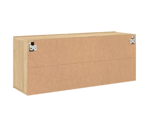 Mueble para TV de pared roble Sonoma 100x30x41 cm