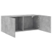 Mueble para TV de pared gris hormigón 100x30x41 cm