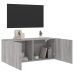 Mueble para TV de pared gris Sonoma 100x30x41 cm